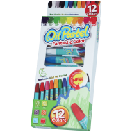 Creioane cerate groase 12 culori pentru copii Adison